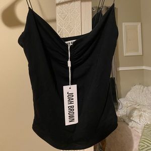 JOAH BROWN BLACK CAMI
